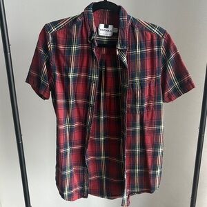 Topman Multicolor Plaid Casual Shirt